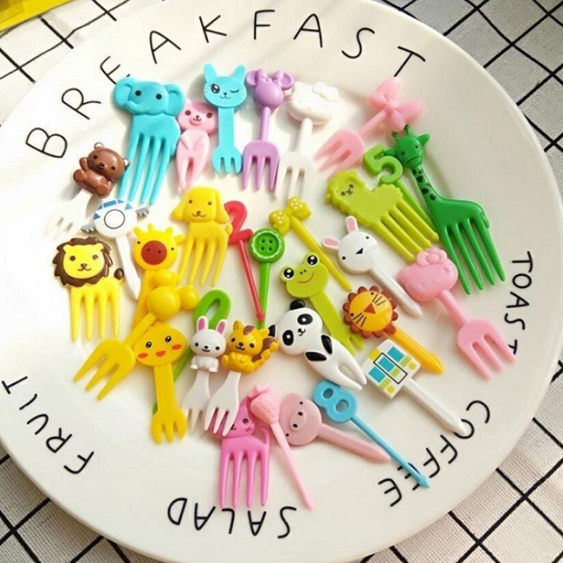 Baby Food Dessert - 10Pcs Cute Mini Animal Farm Cartoon