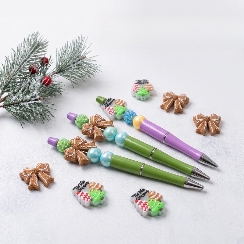 Baby Food Pacifier - 20pcs Silicone Beads Christmas Focus Beads