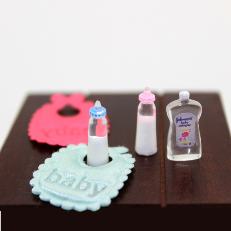 Baby Food Set - DOLLHOUSE Miniature Food Toy Scene Model