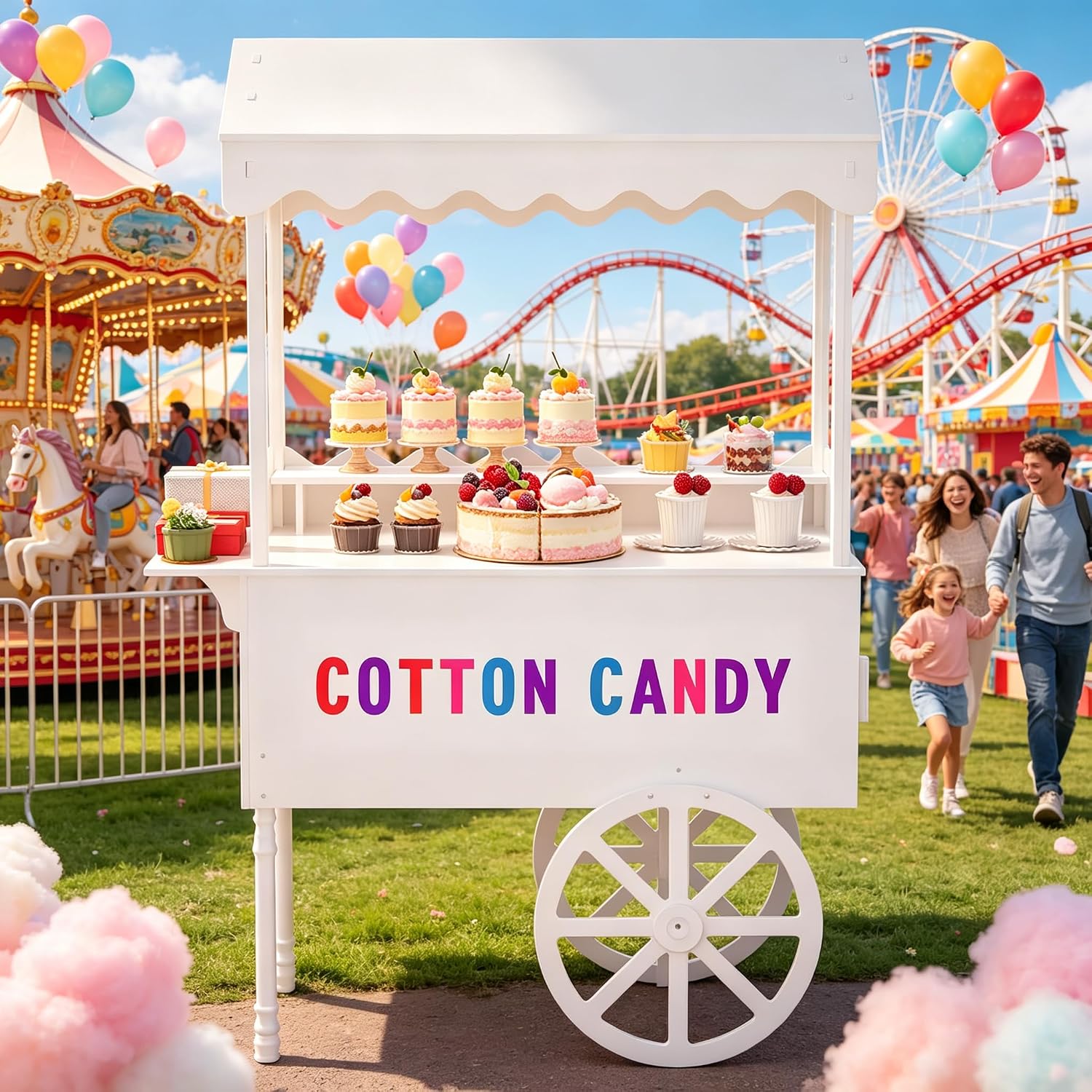 Baby Food Dessert - Candy Cart Display Stand For Parties,
