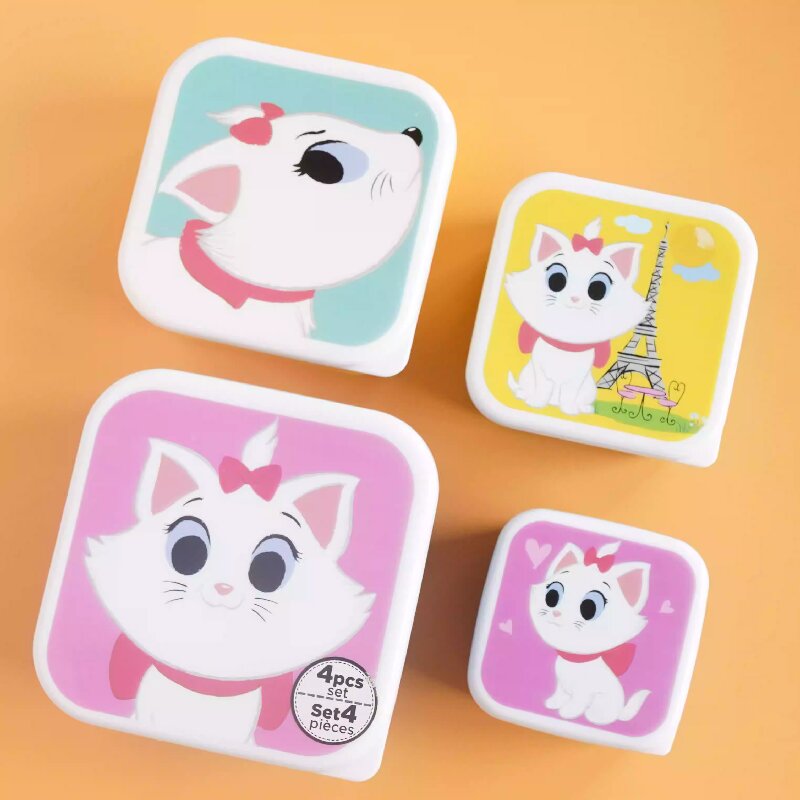 Baby Food Organizer - Cute Cartoon Animal Pattern Bento Box