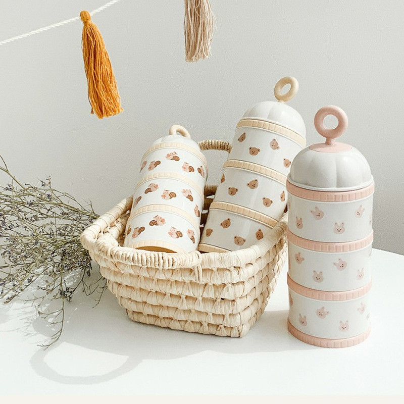 Baby Food Zone - Cute Bear Milk Powder Box Baby