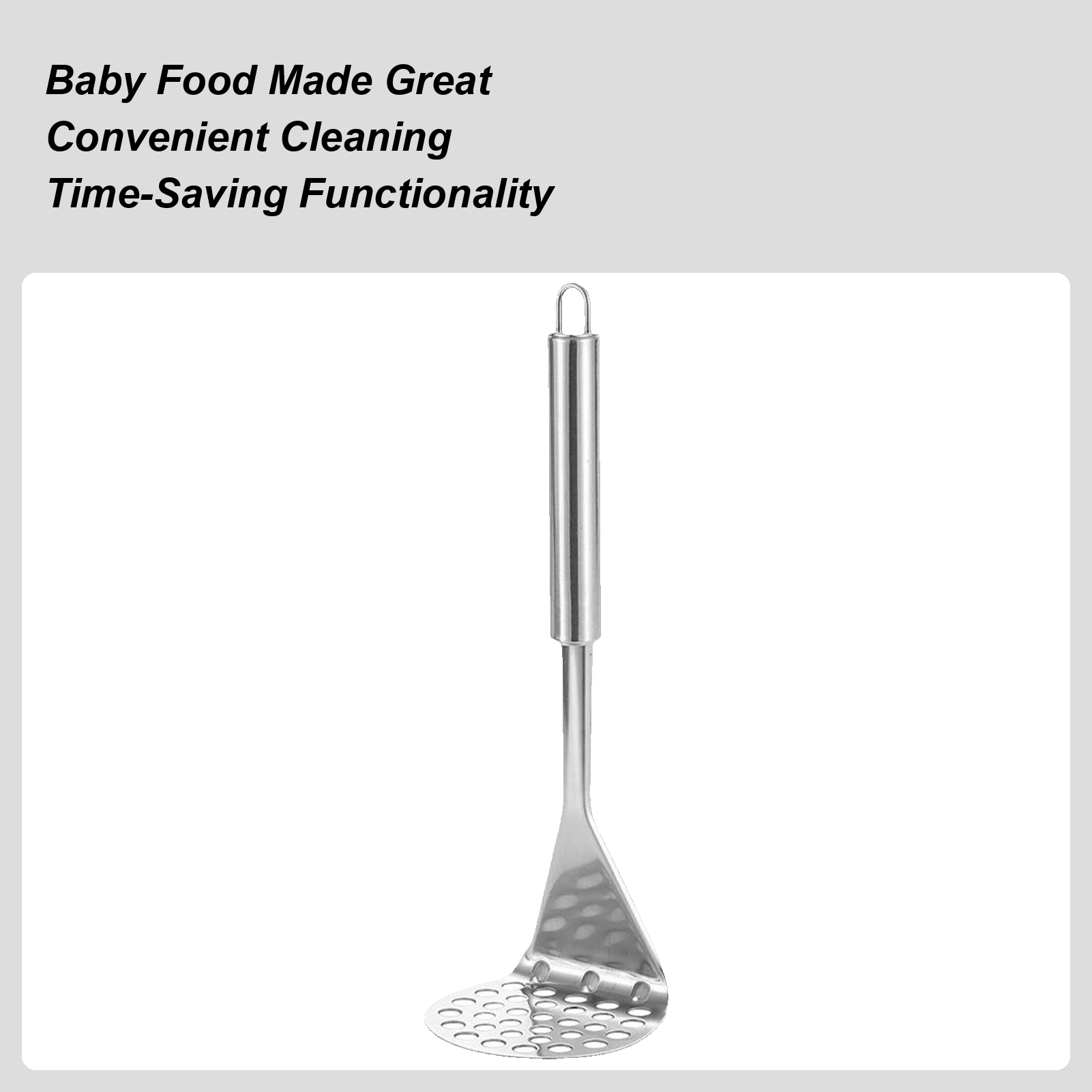 Baby Food Avocado - Metal Potato Masher Avocado Smash Tool