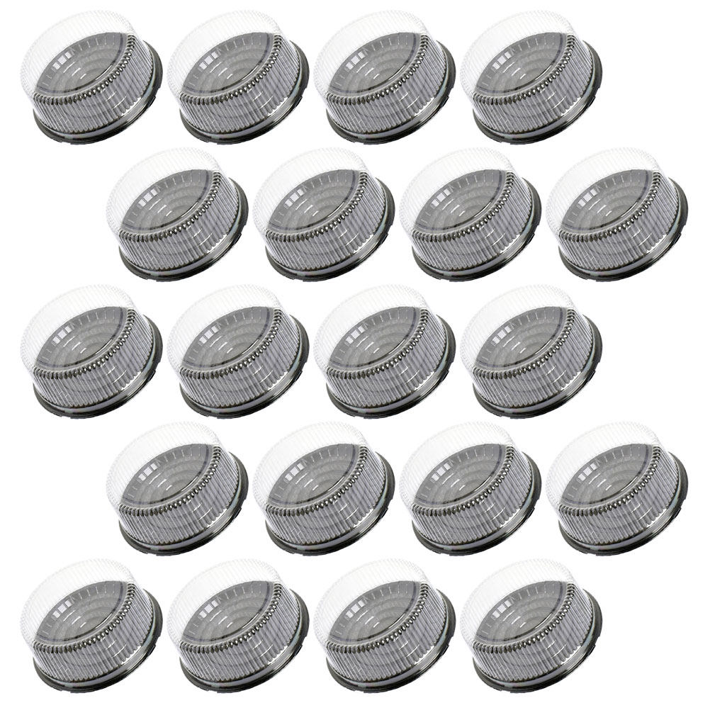 Baby Food Dessert - 20Pcs Clear Cake Boxes Round Portable
