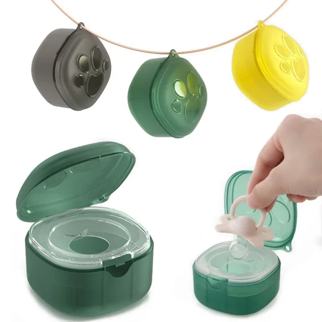 Baby Food Pacifier - Food Grade Silicone Pacifier Box Baby