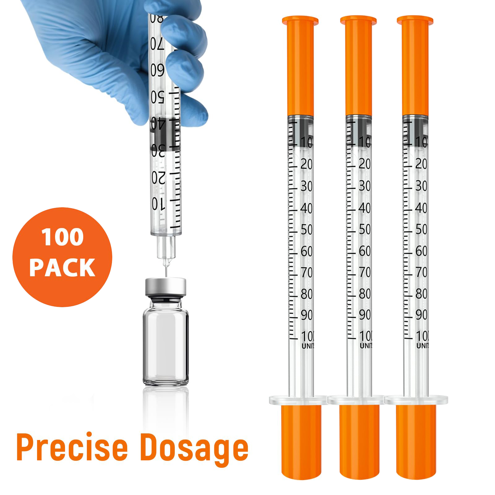 Baby Food Allergy Rash - 1ml Sterile Insuline Syringe with 29G