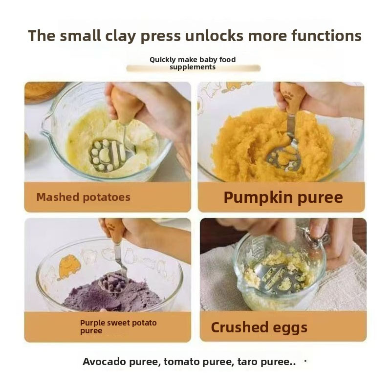 Stainless Steel Bear Claw Pota - Baby Food Avocado review and price