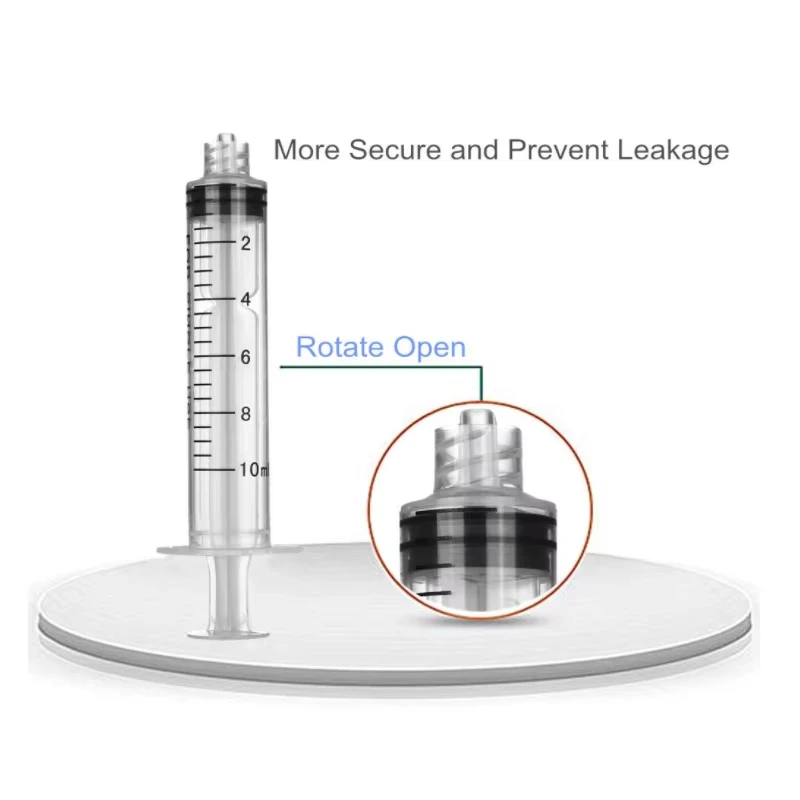 10ml Luer Lock Plastic Syringe - Baby Food Allergy Rash review and price