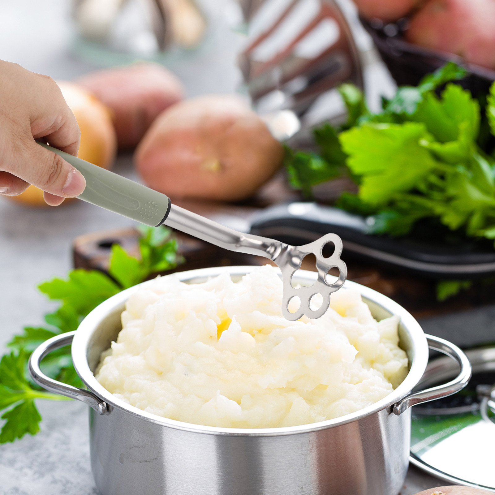 Potato Masher Stainless Steel  - Baby Food Avocado review and price