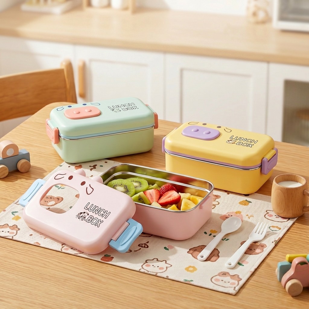 304 Stainless Steel Bento Box  - Baby Food Organizer review and price