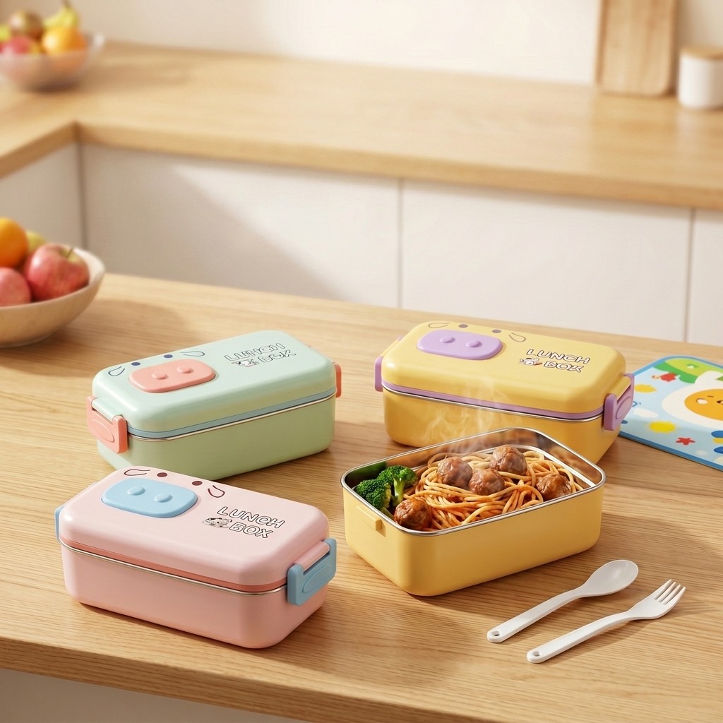 304 Stainless Steel Bento Box  - Baby Food Organizer review and price