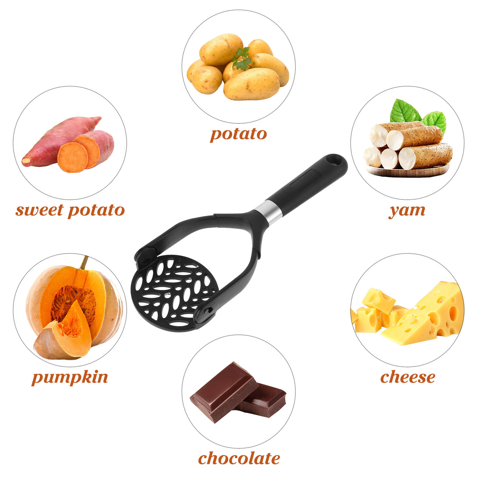 Foldable Vegetable Masher Nylo - Baby Food Avocado review and price