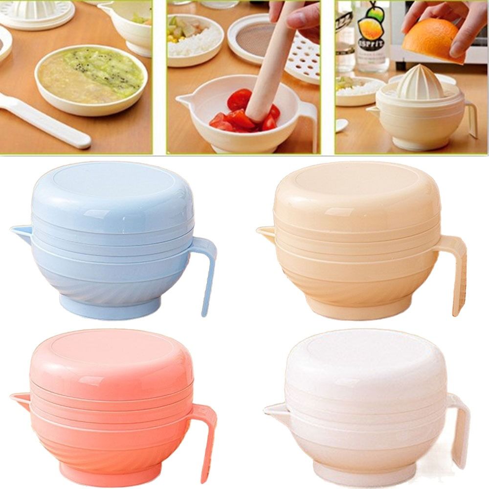 7Pcs Portable Food Grinding Bo - Baby Food Set review and price