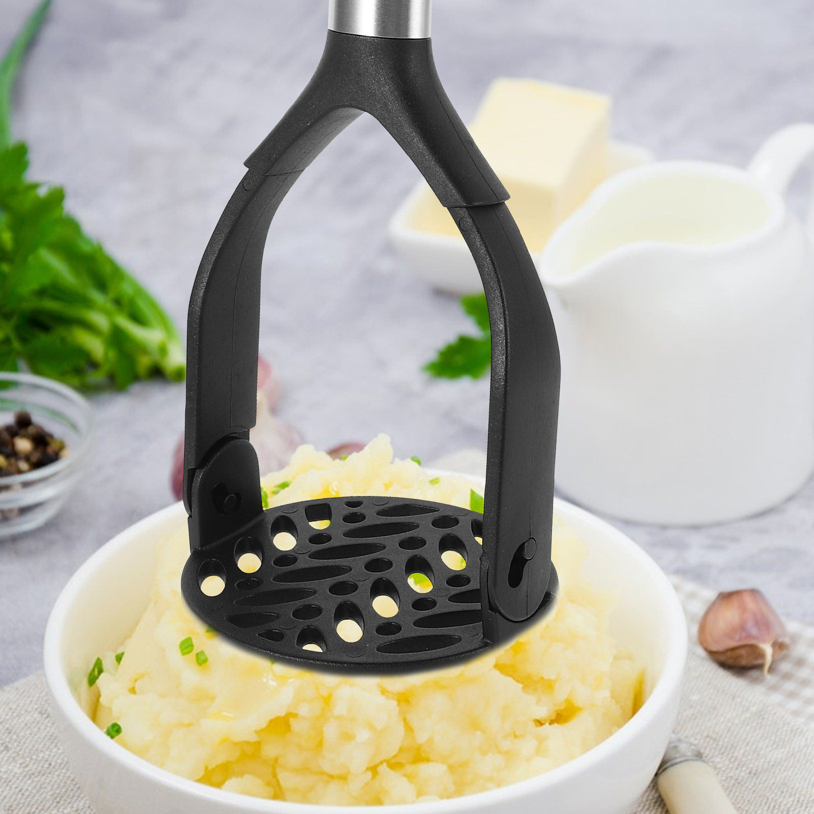 Foldable Nylon Potato Masher B - Baby Food Avocado review and price