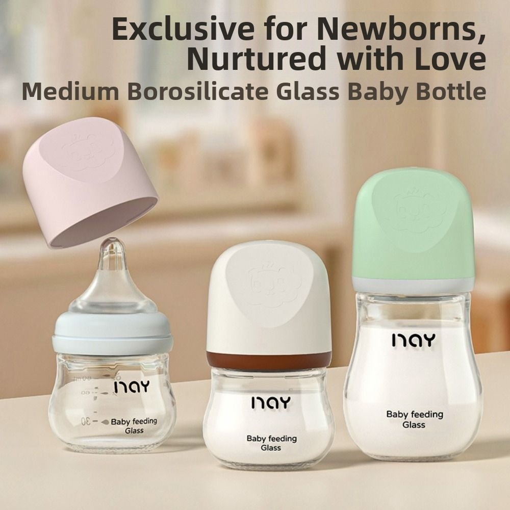 Glass Baby Bottle Anti-flatule - Baby Food Zone review and price