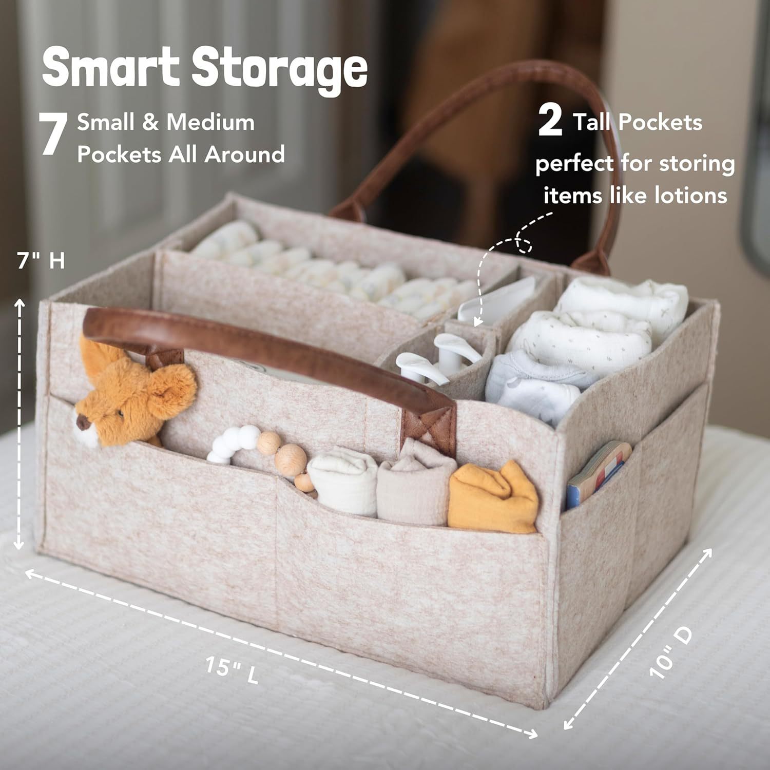 Baby Felt Storage Nursery Orga - Baby Food Organizer review and price