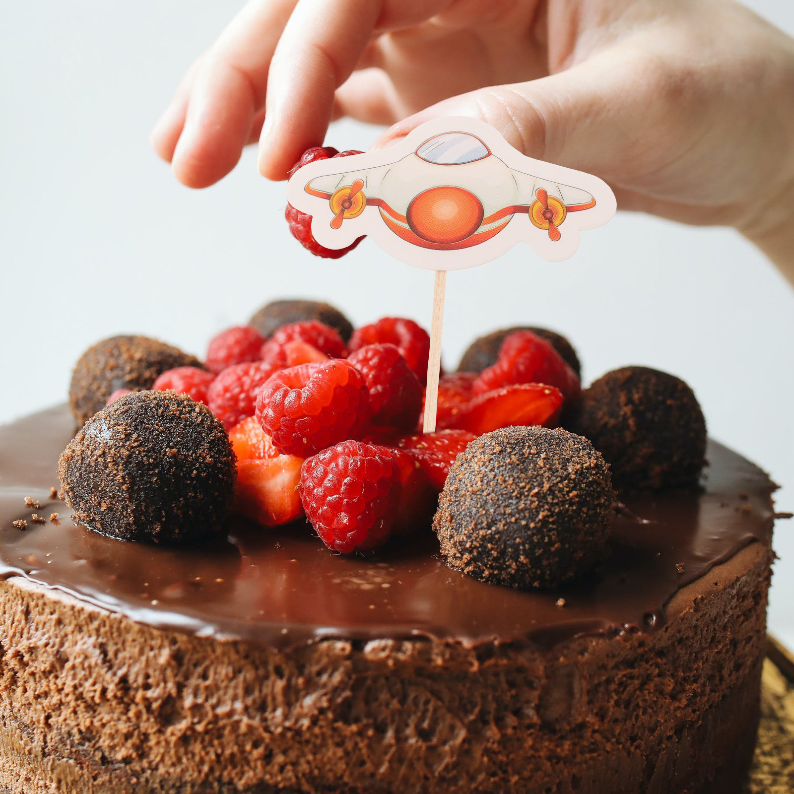 30Pcs Aircraft Cake Toppers Pi - Baby Food Dessert review and price