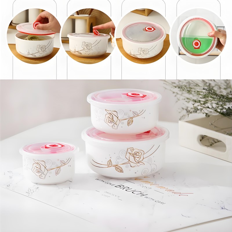 Three-piece set, fine bone chi - Baby Food Set review and price