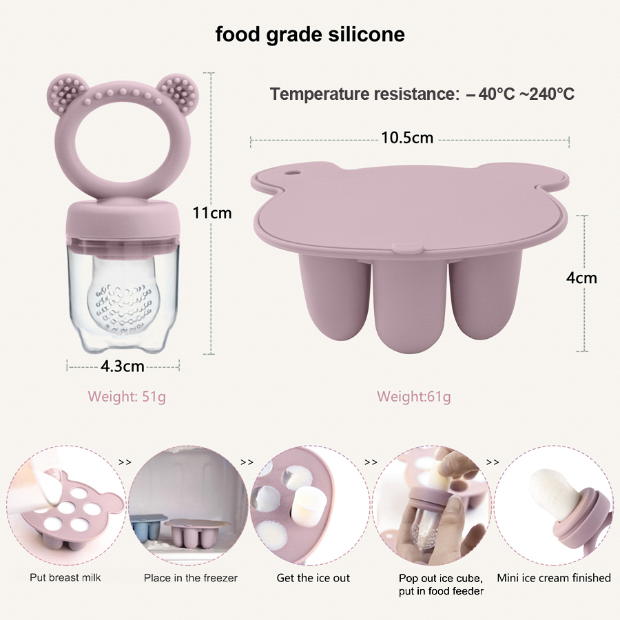 Baby Ice Cream Pops Silicone M - Baby Food Zone review and price