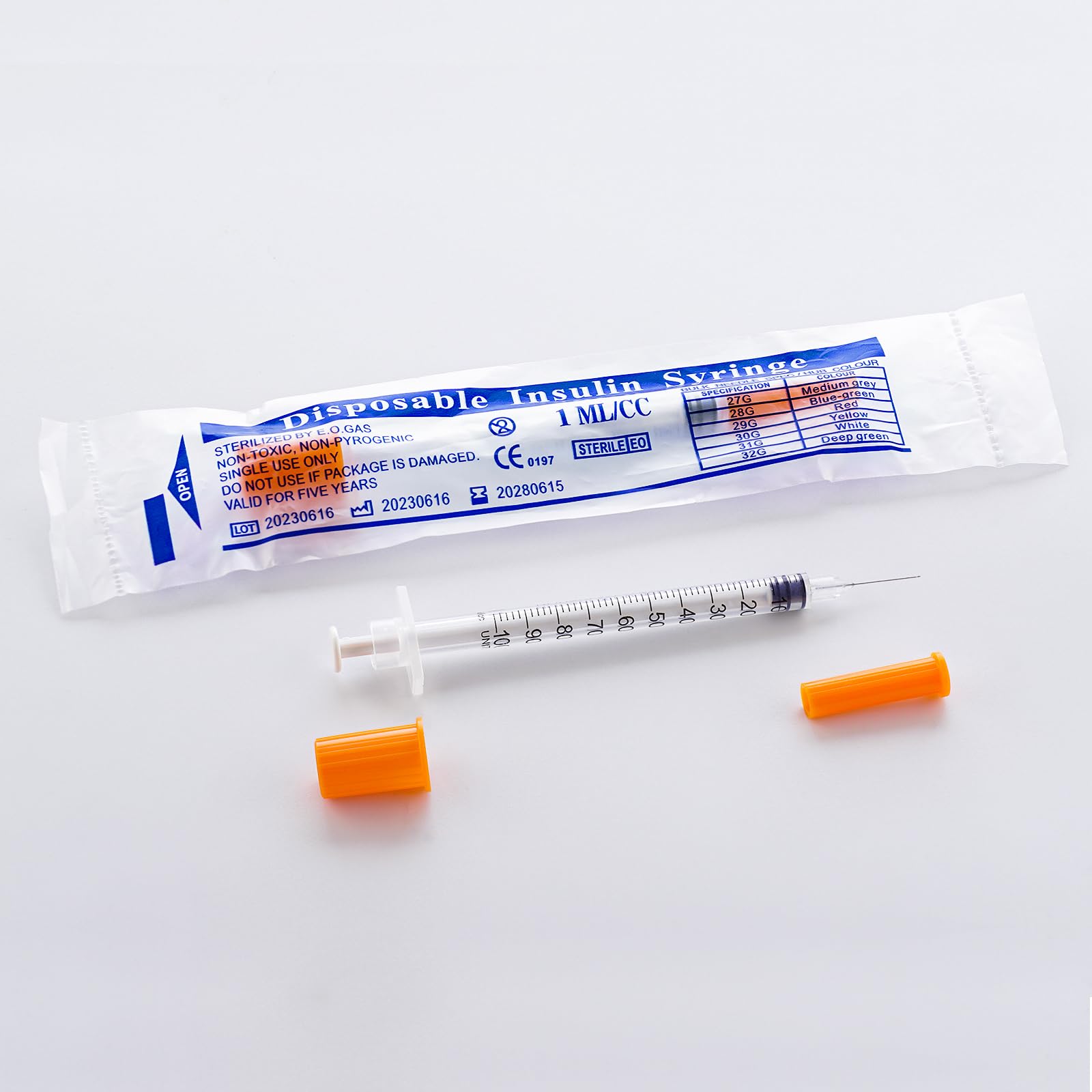 30pcs/Pack, 1ml Sterile Insuli - Baby Food Allergy Rash review and price