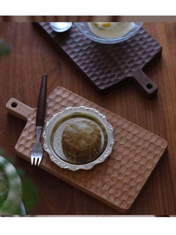 Carved Cherry Wood Small Chopp - Baby Food Dessert review and price