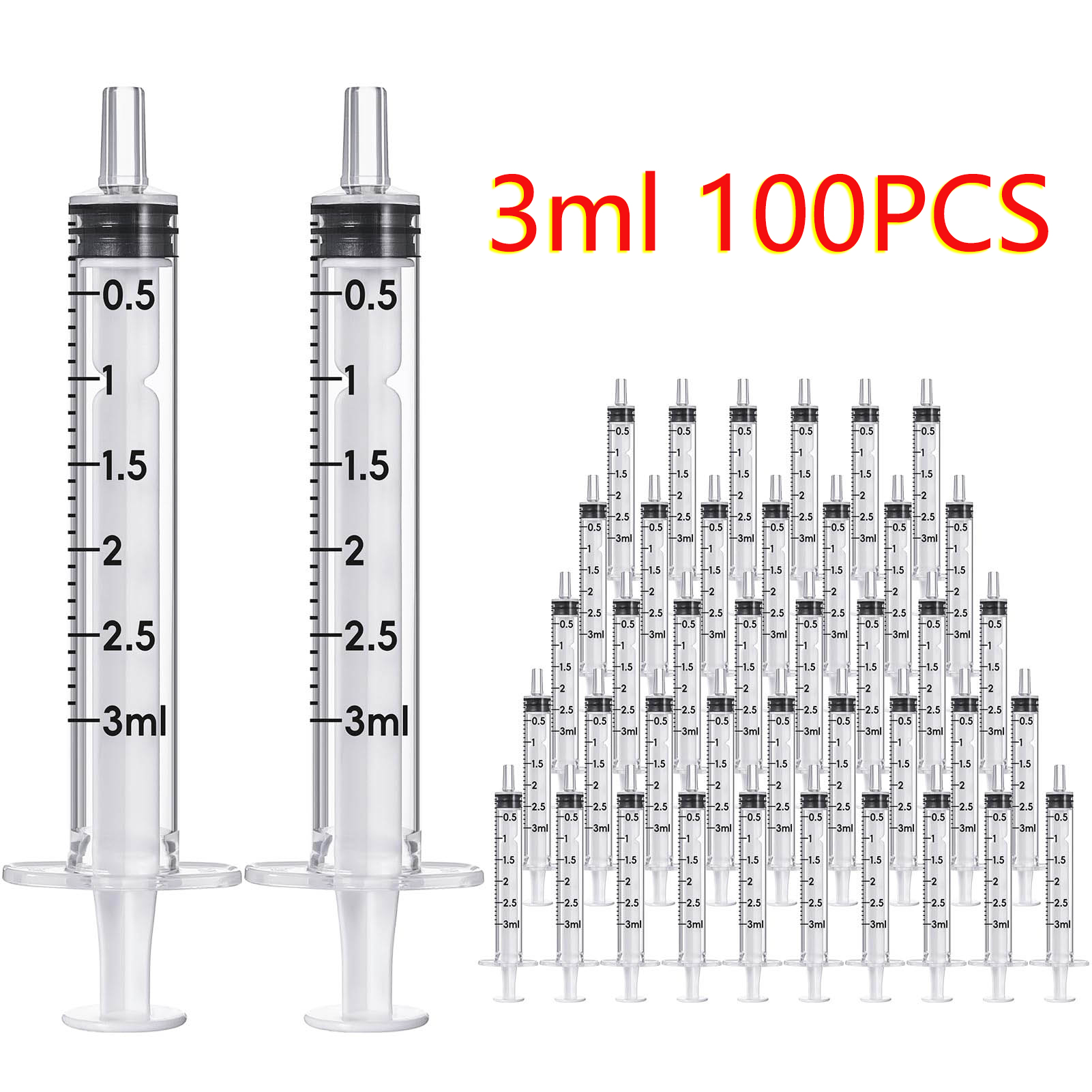 100pcs 3ml/cc Sterile Disposab - Baby Food Allergy Rash review and price