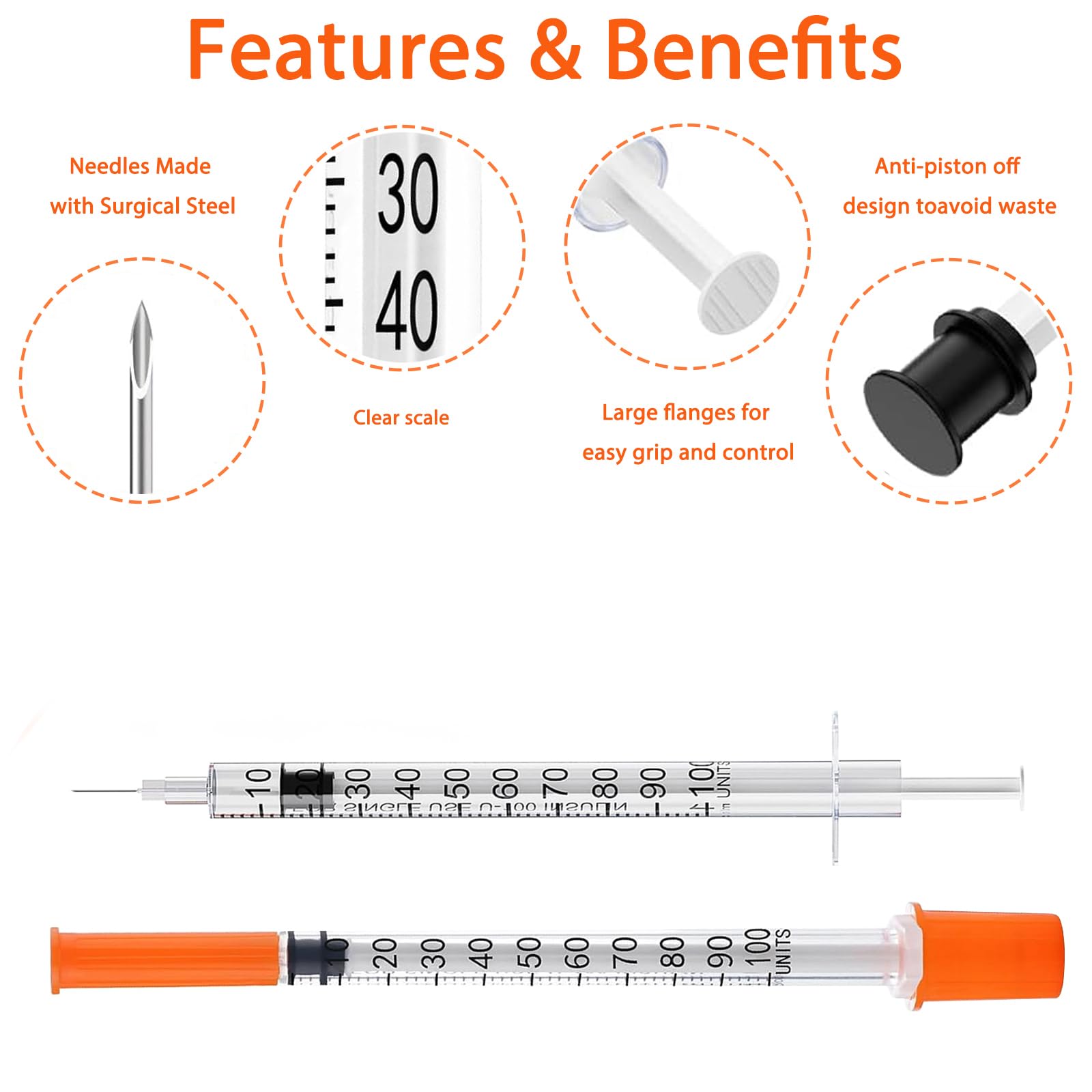 1ml Sterile Insuline Syringe w - Baby Food Allergy Rash review and price